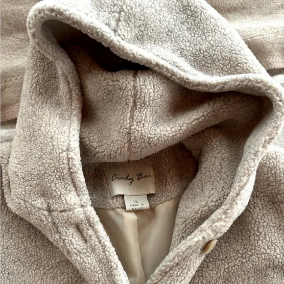 Vintage Teddy Fleece Trench - Picture 3 of 10
